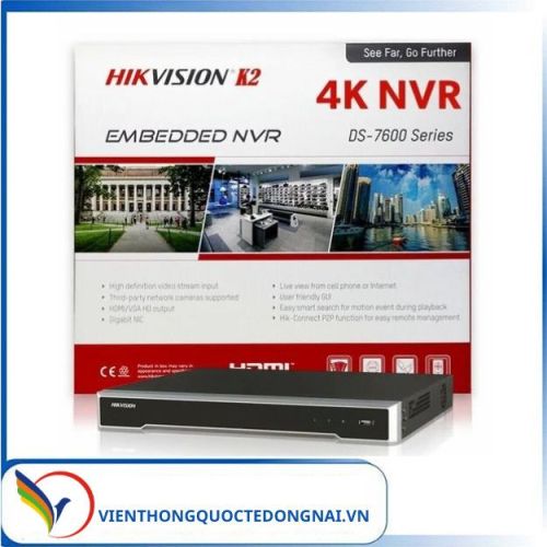 Đầu ghi hình IP 16 kênh AcuSense HIKVISION DS-7616NXI-K2